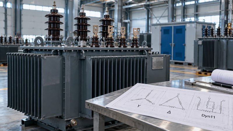 Группы соединения обмоток силовых трансформаторов